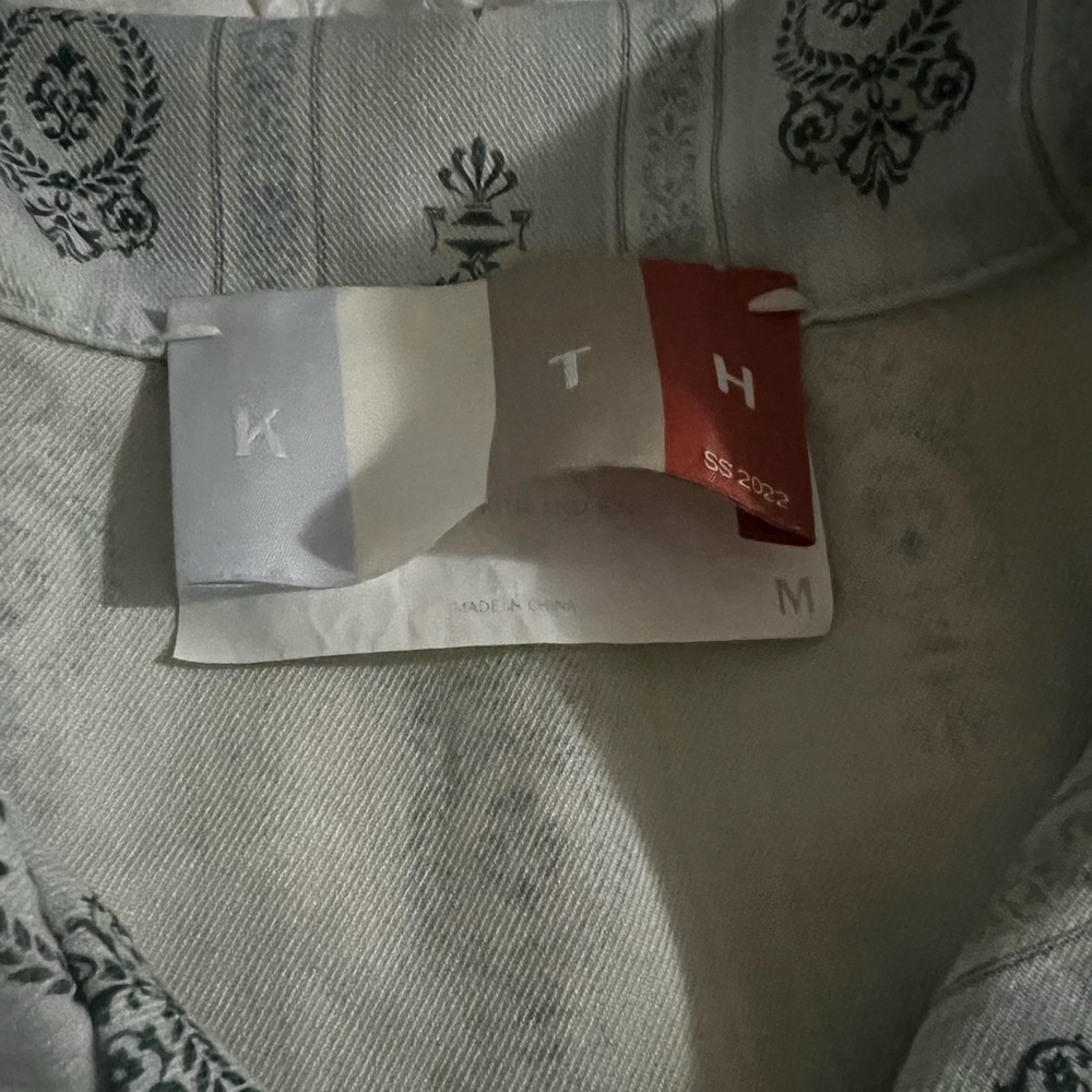 Kith Green Patterned Casual Button Down Shirt - image 3